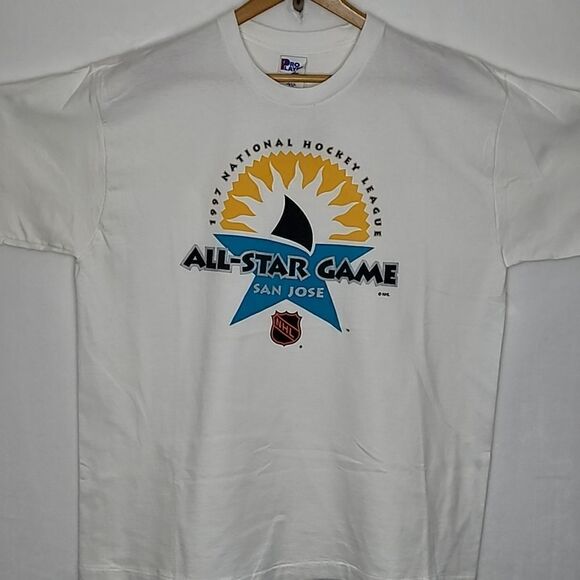 Vintage Pro Player 1997 NHL All Star Game San Jose T Shirt Size XL - Picture 1 of 9